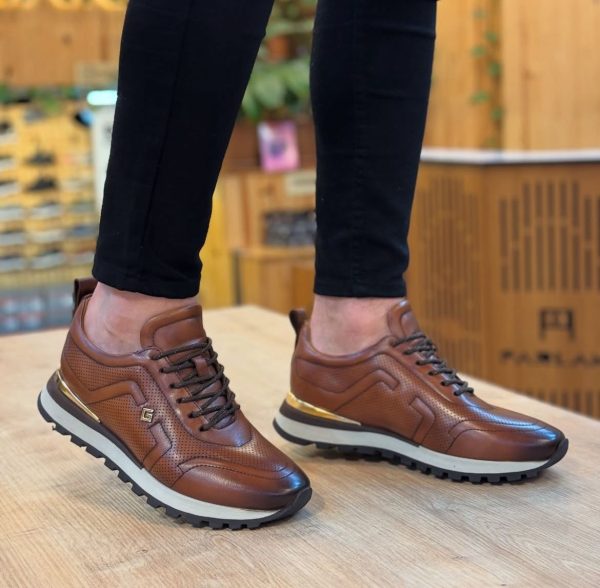 Günlük Hakiki Deri Sneakers Ayakkabı