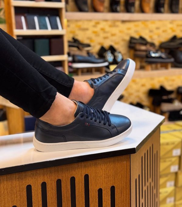 Günlük Hakiki Deri Sneakers Ayakkabı