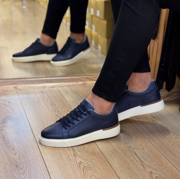 Günlük Hakiki Deri Sneakers Ayakkabı
