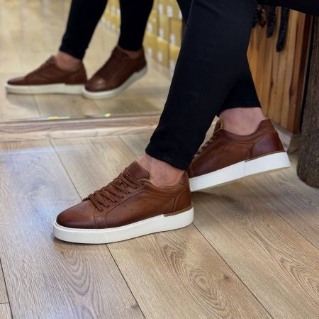 Günlük Hakiki Deri Sneakers Ayakkabı