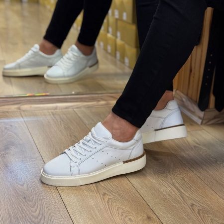 Günlük Hakiki Deri Sneakers Ayakkabı