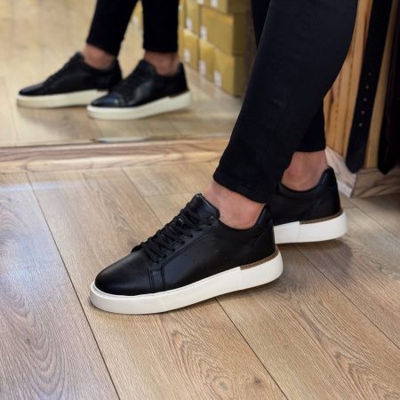 Günlükk Hakiki Deri Sneakers Ayakkabı